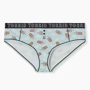 Torrid Mint Coffee Print Hipster Panty